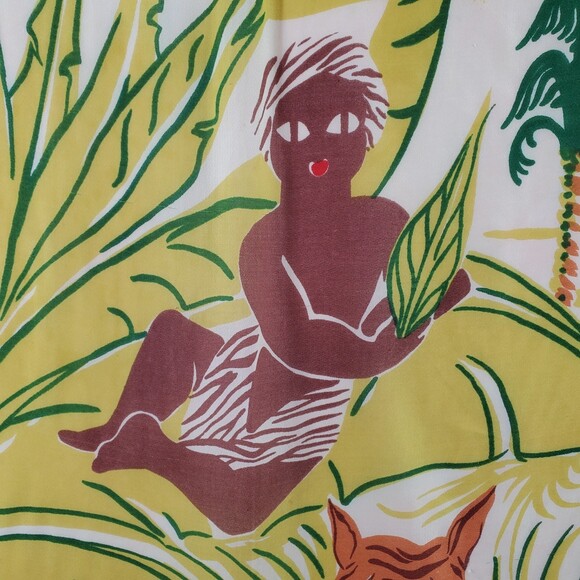 Peter Todd Mitchell Scarf Jungle Animal Print Vintage Leopard Native Tiger - Picture 3 of 10